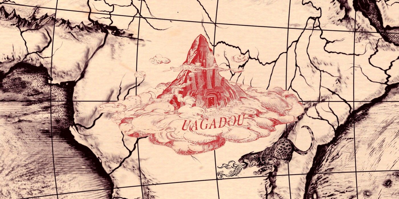 Uagadou の地図 - ハリー ・ ポッターの伝承の魔法学校 