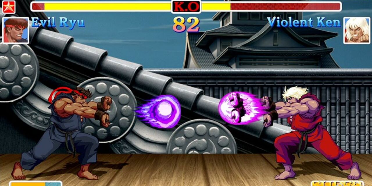 Evil Ryu and Violent Ken both use Hadoukens Ultra Street Fighter II: The Final Challengers