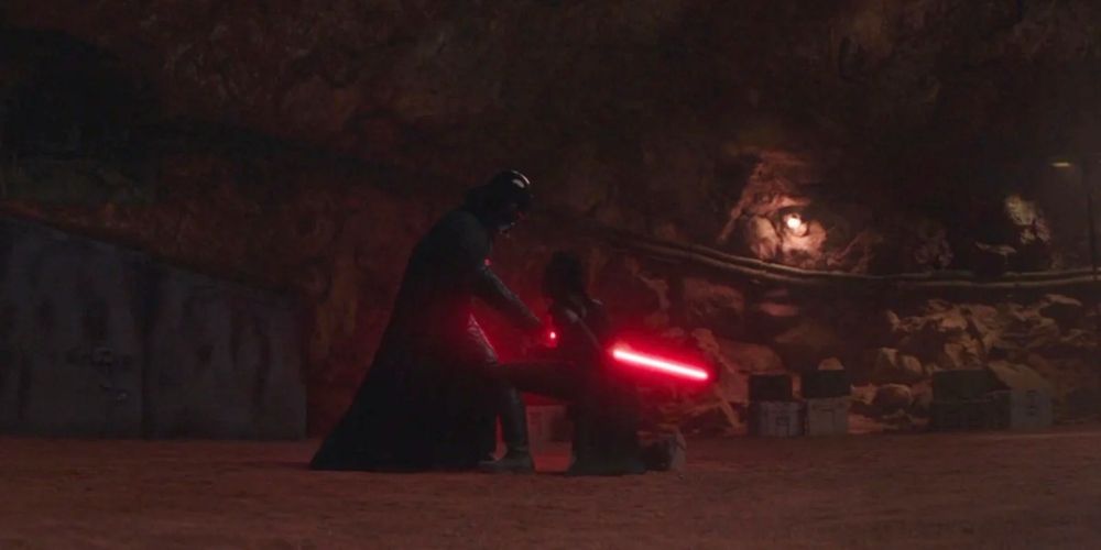 Vader runs Reva through in Obi-Wan Kenobi show