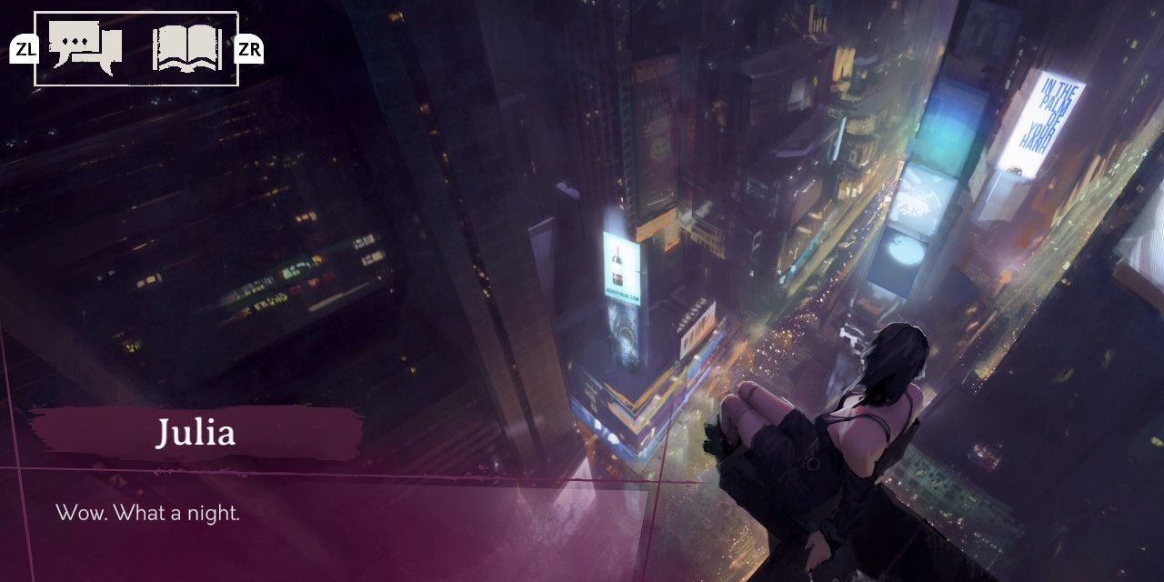 Julia processing her newfound life in Vampire: The Masquerade - Shadows of New York