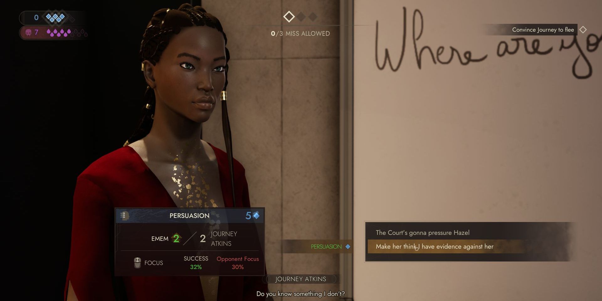 Emem faced with a choice in Vampire: The Masquerade - Swansong