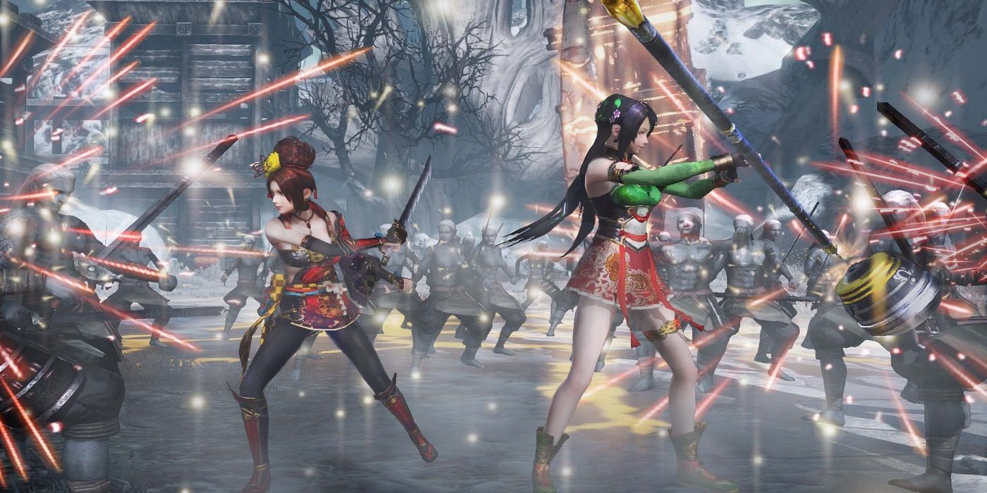 Two of the protagonists in Warriors Orochi 4.