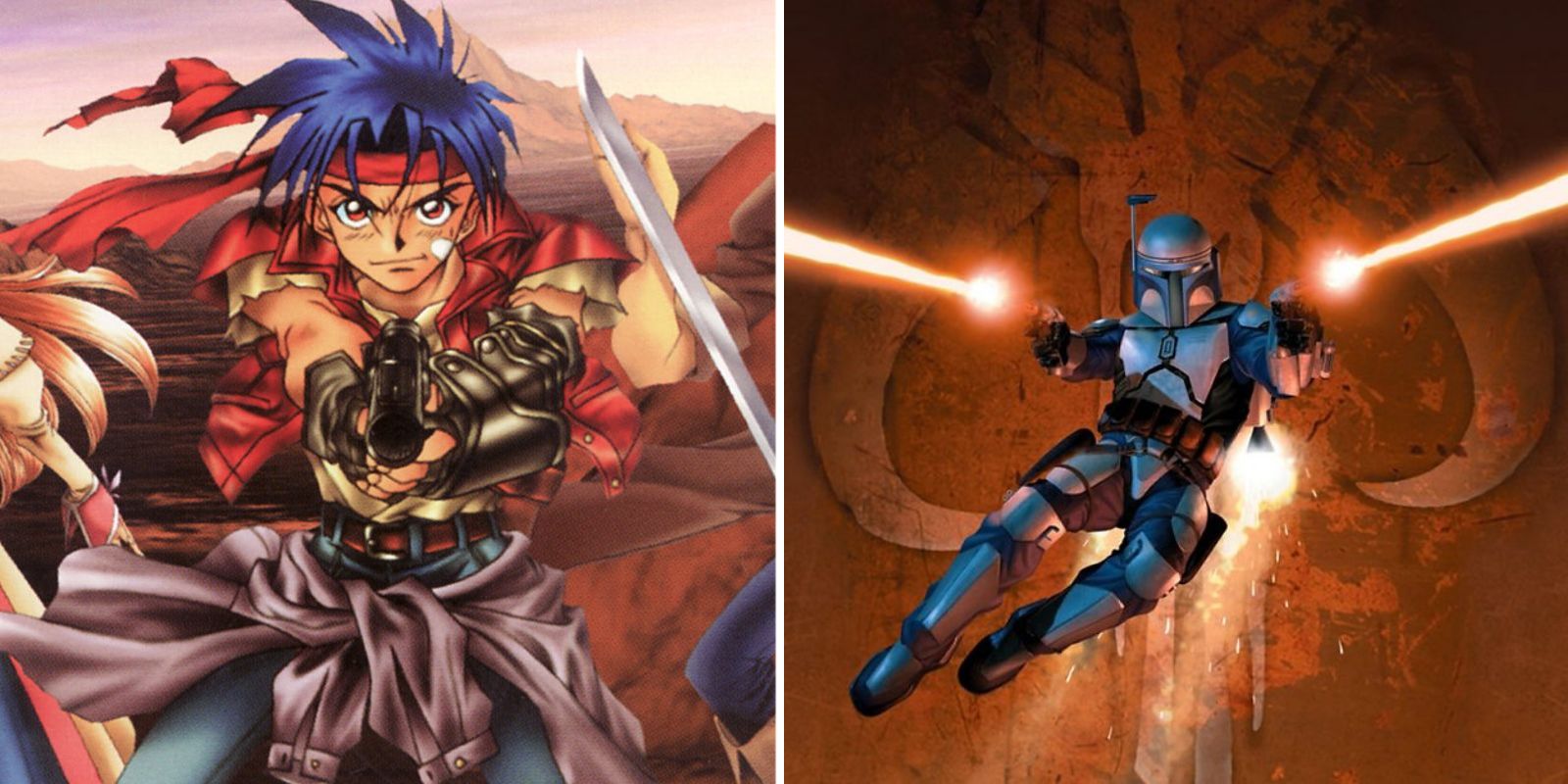 Rudy from Wild Arms and Jango Fett from Star Wars: Bounty Hunter