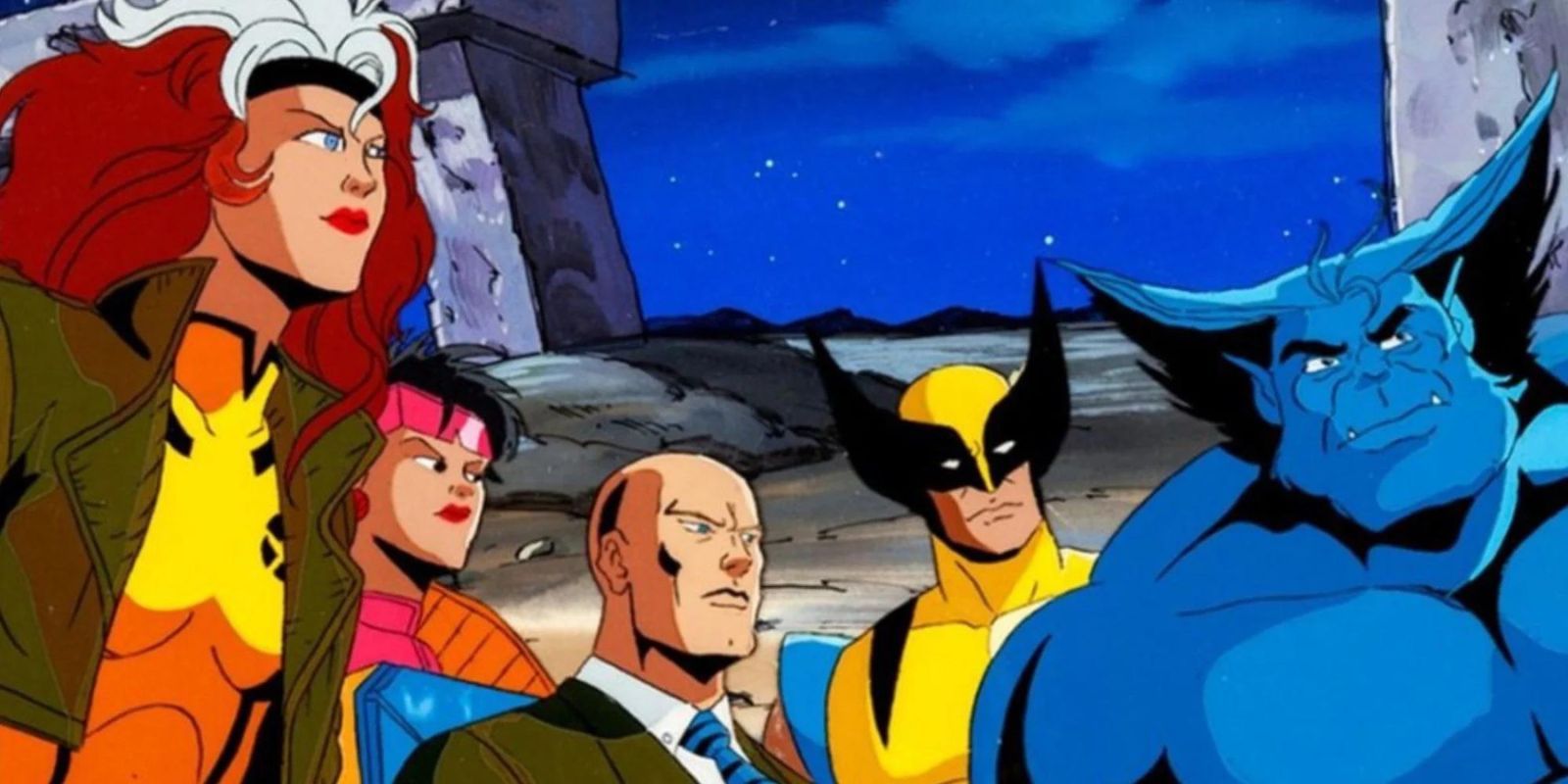 X-Men The Animated Series, Wolverine, Jean Grey, Beast 