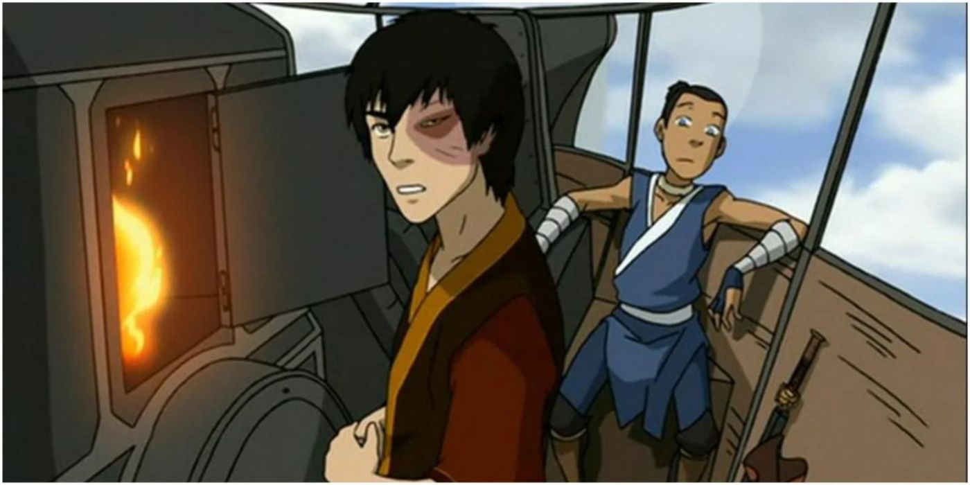 Zuko and Sokka in Avatar: The Last Airbender.