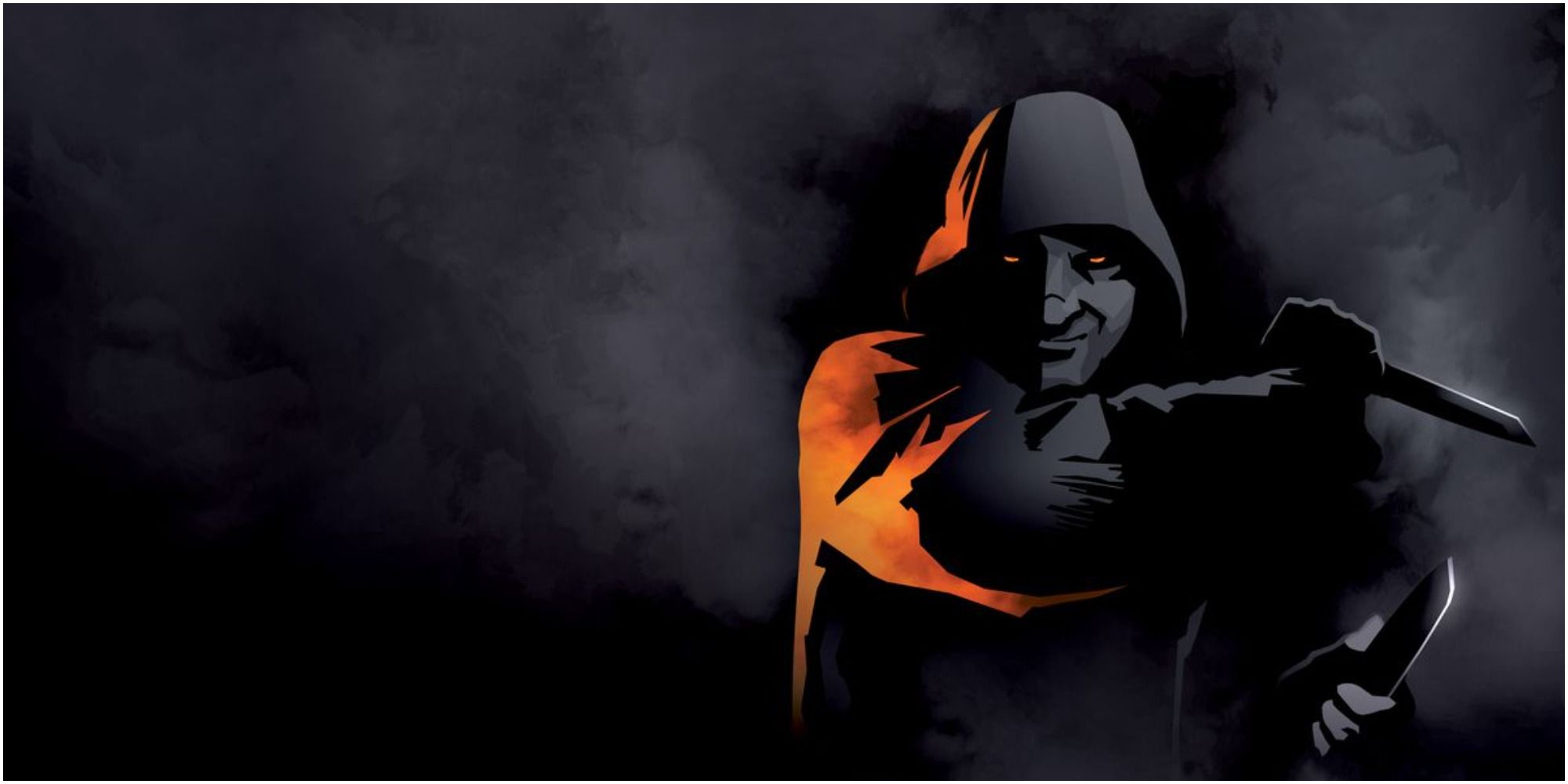 A cloaked figure from promotional images for Blades in the Dark