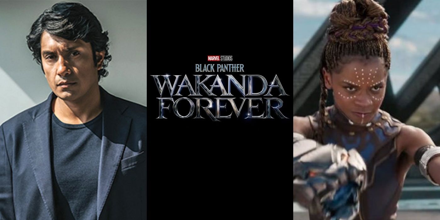 Black Panther Wakanda Forever, Tenoch Huerta, Namor, Letitia Wright, Shuri