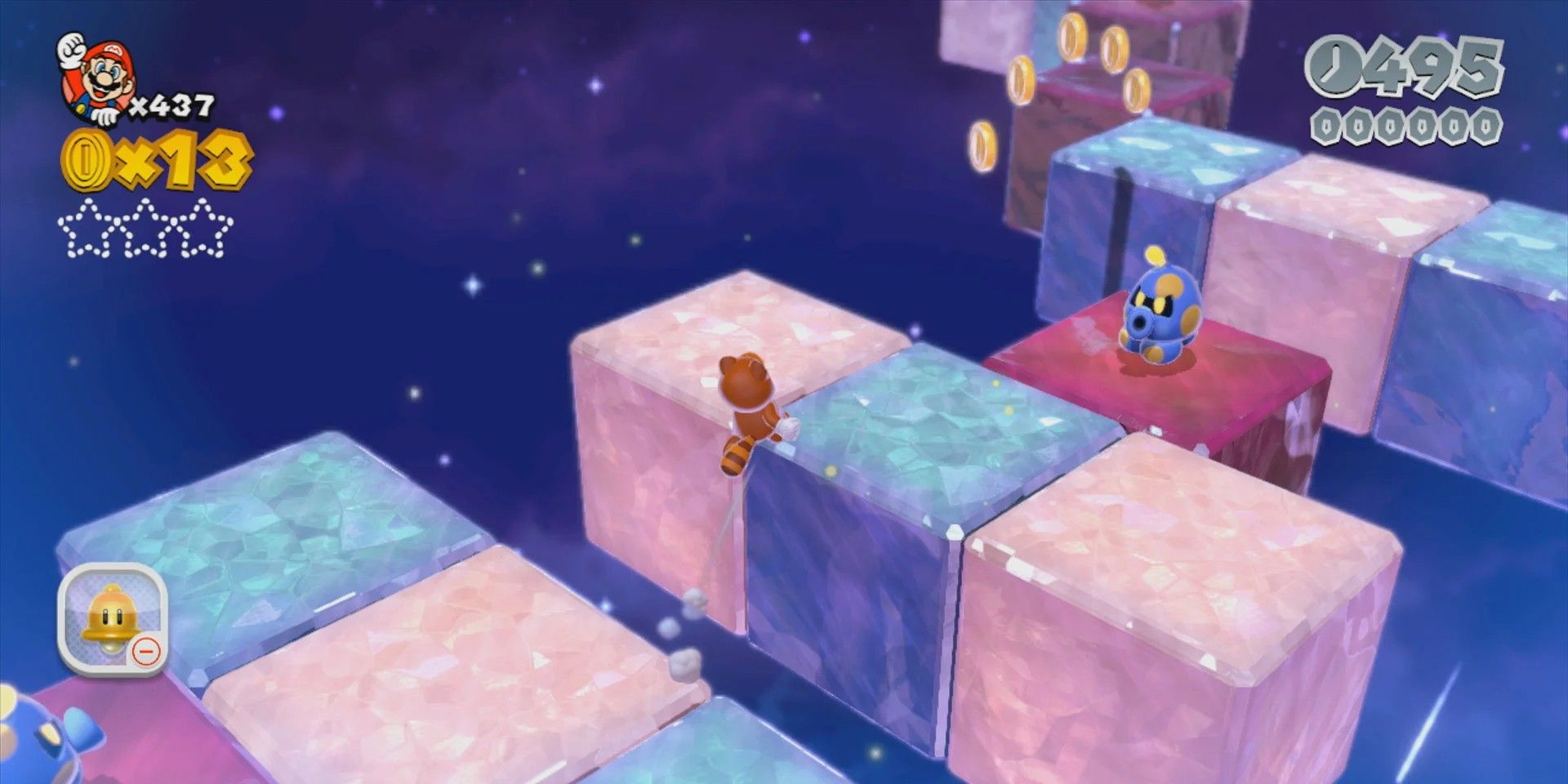 Champion's Road, the final level in Super Mario 3D World, on the Wii U