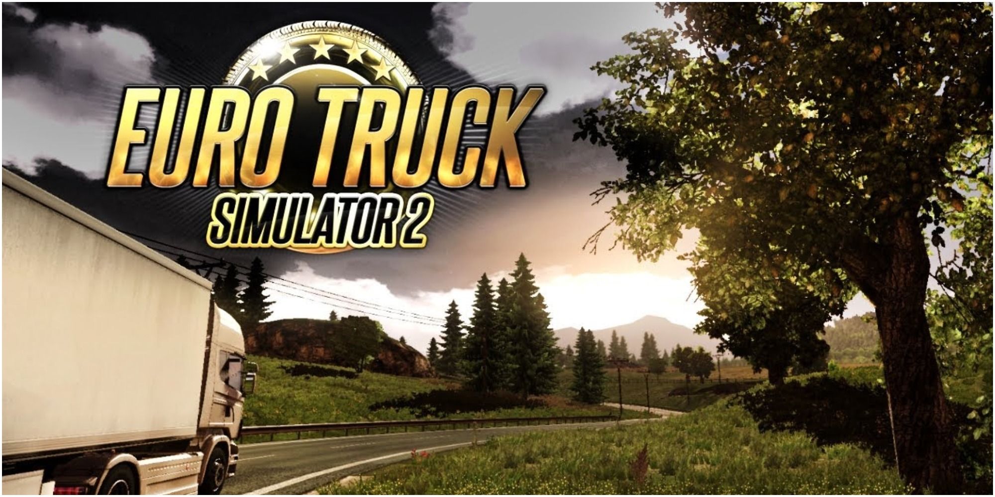 A still from the trailer for Euro Truck Simulator 2
