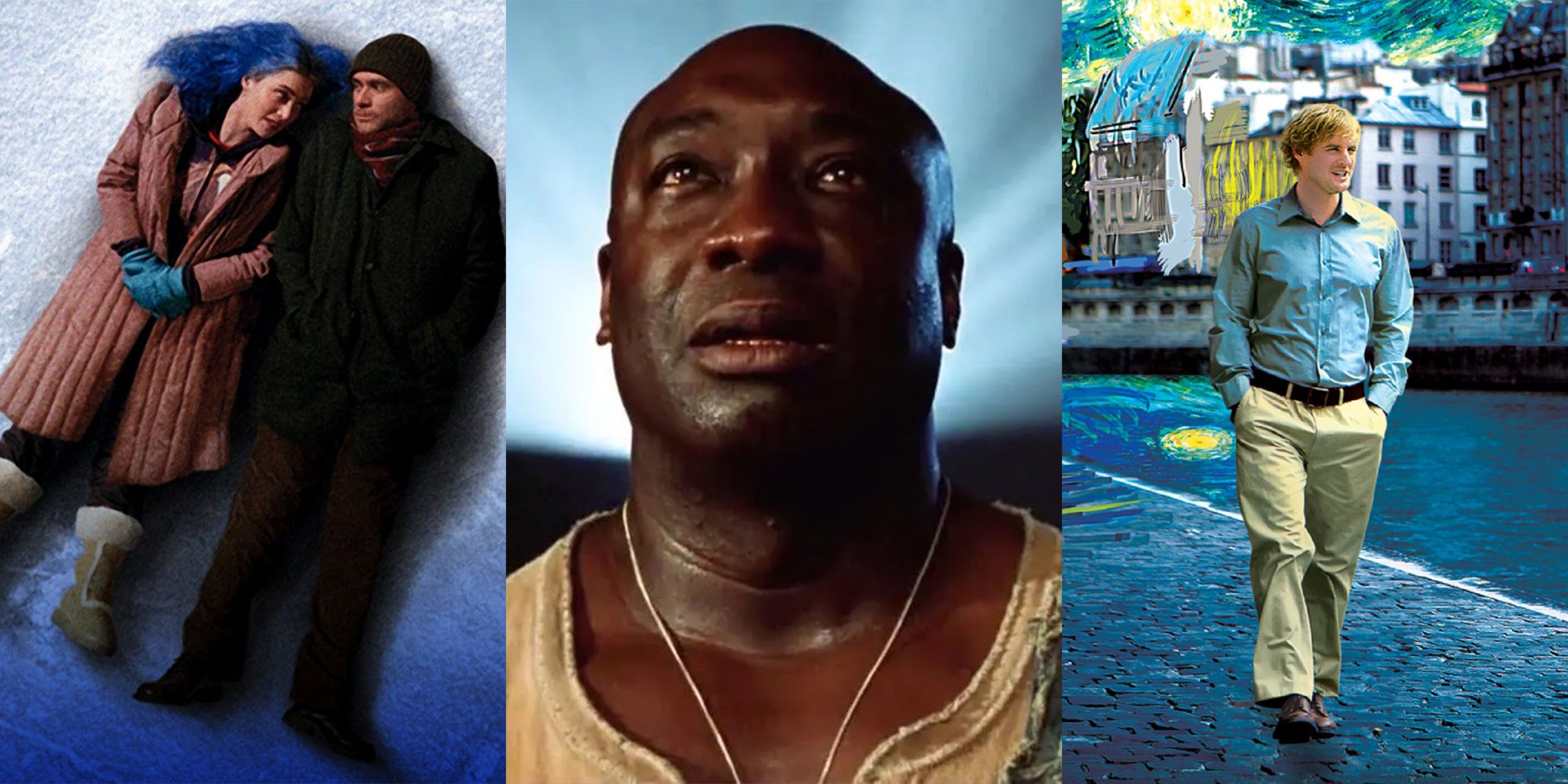 Forgotten Sci-fi and Fantasy movies, the green mile, midnight in paris, eternal sunshine of the spotless mind