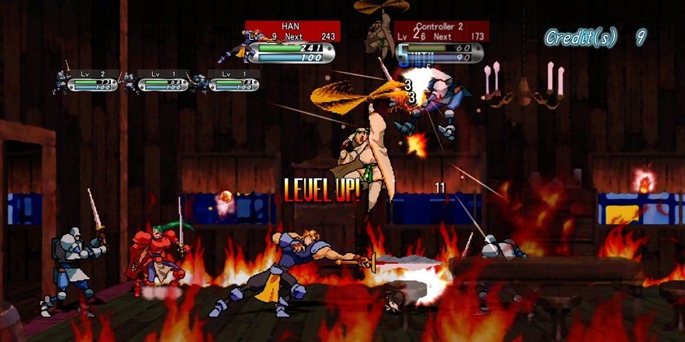 Guardian Heroes screenshot from Sega Saturn gameplay