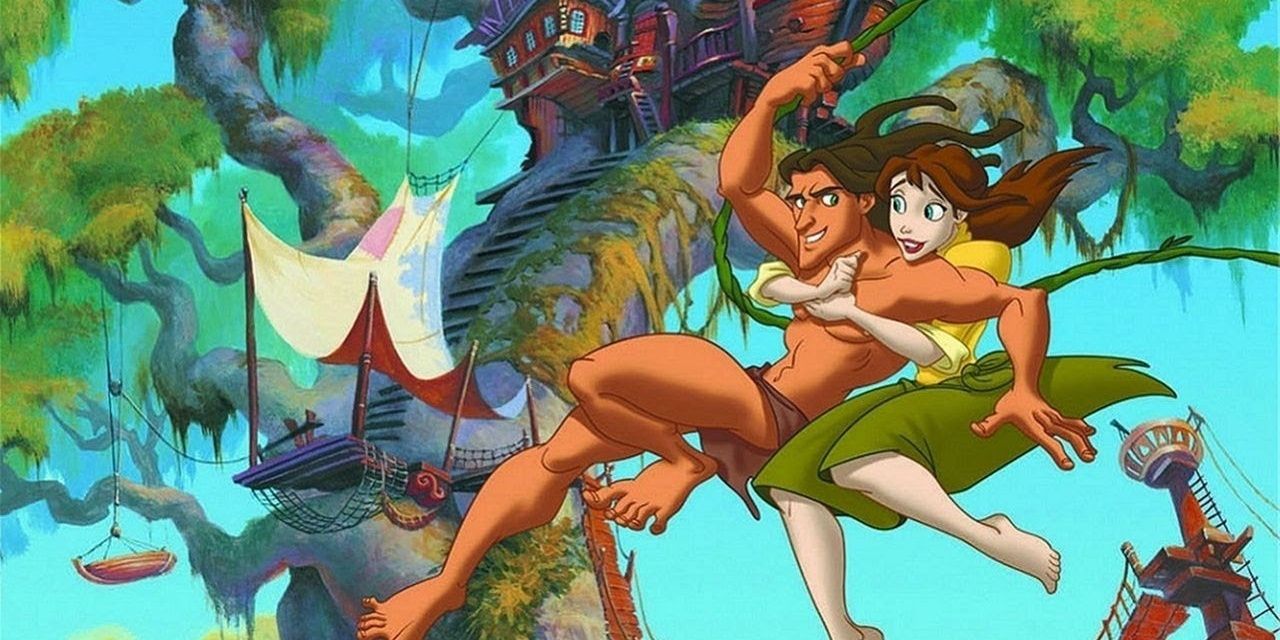 Tarzan and Jane from The Legend of Tarzan cartoon