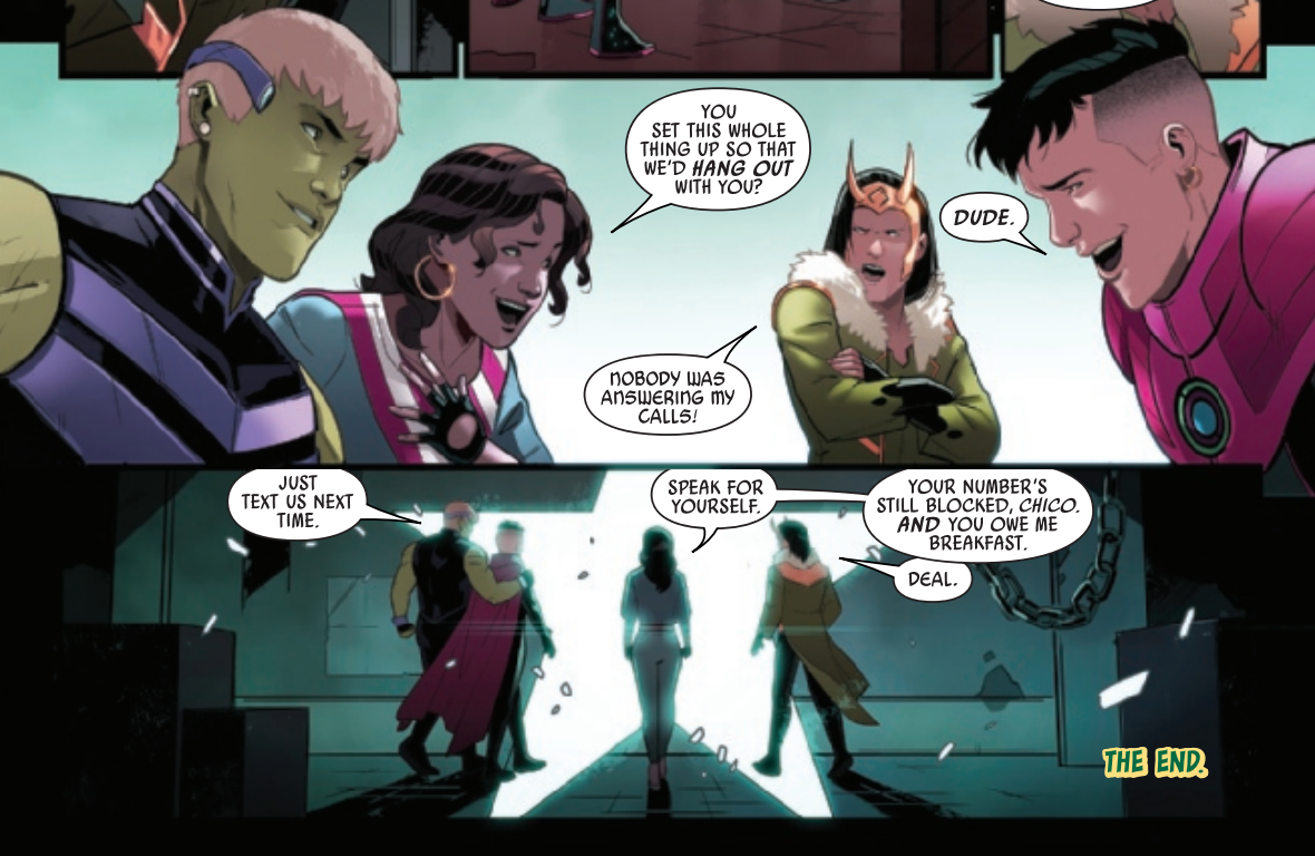 Marvel Pride Finds Loki Anxious To Hang Out With Young Avenger Pals