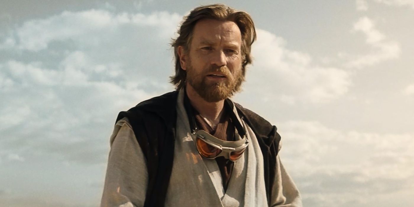 Obi-Wan Kenobi (Ewan McGregor) sports a cleaner costume and goggles in his solo Disney+ series.