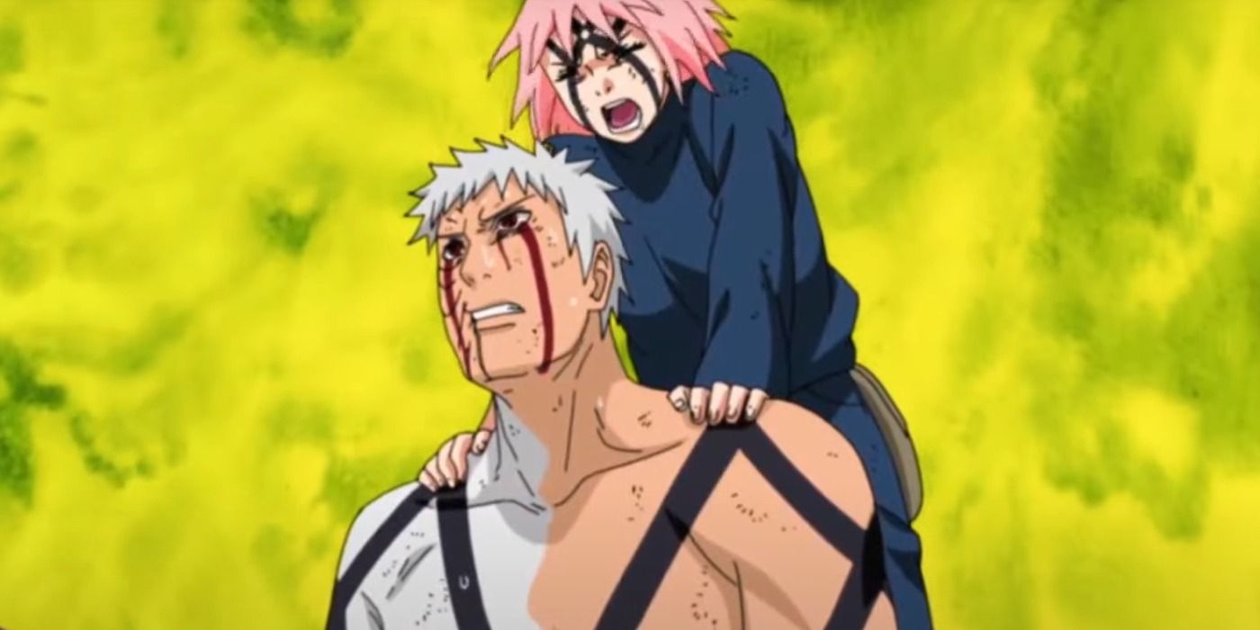 Sakura helps Obito - Naruto Shippuden