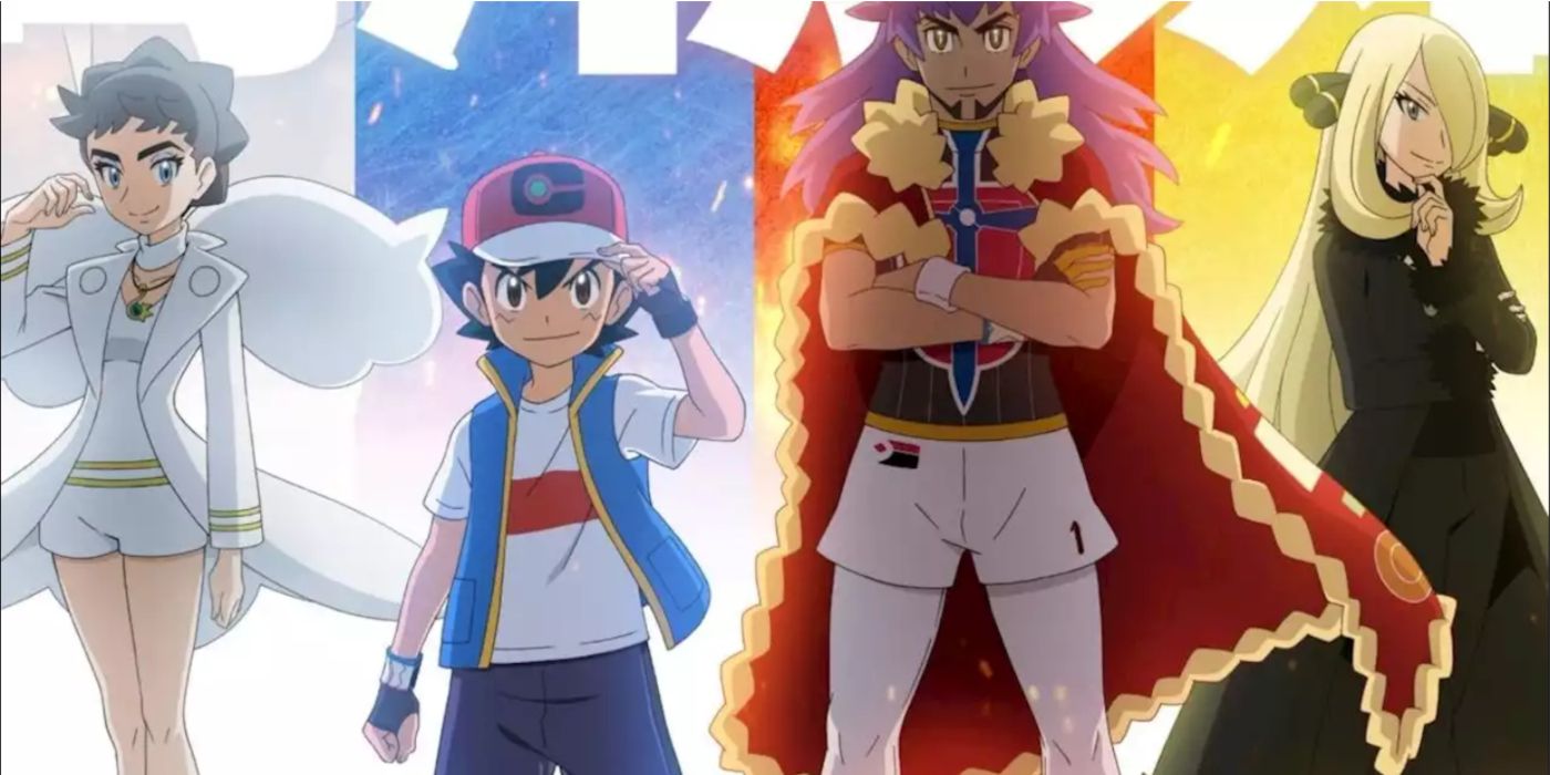 The Eight Champions of the Pokémon Regions, arrived for win the tournament!!🤩🤩  : r/pokemonanime