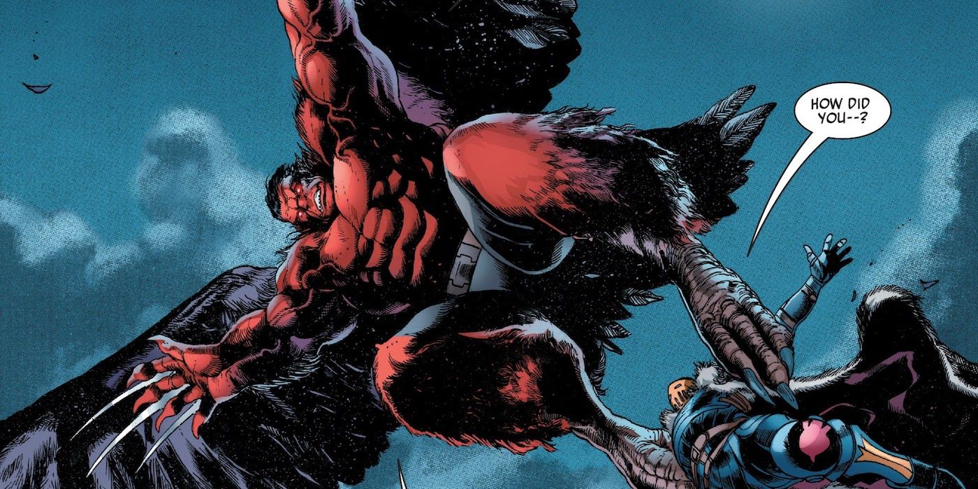 Weapon H became the new Red Hulk and Harpy