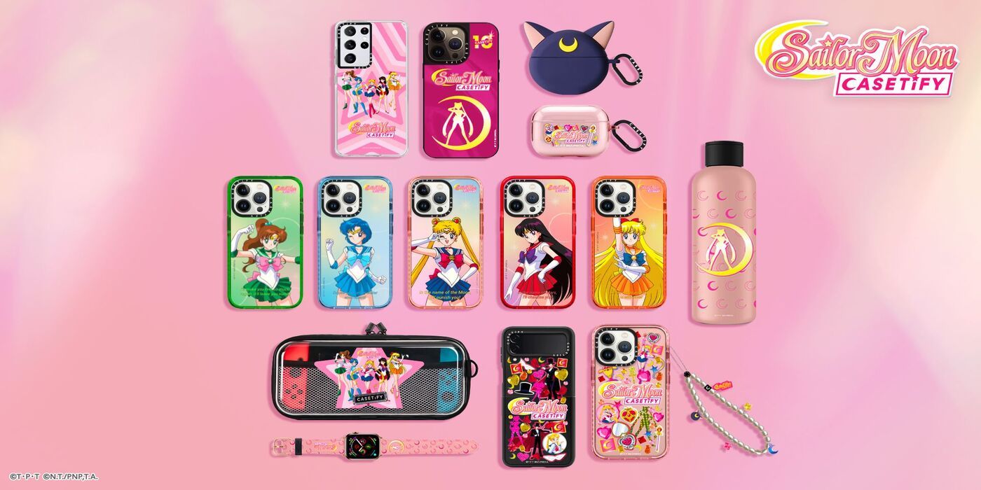 Casetify's new Sailor Moon collection on display