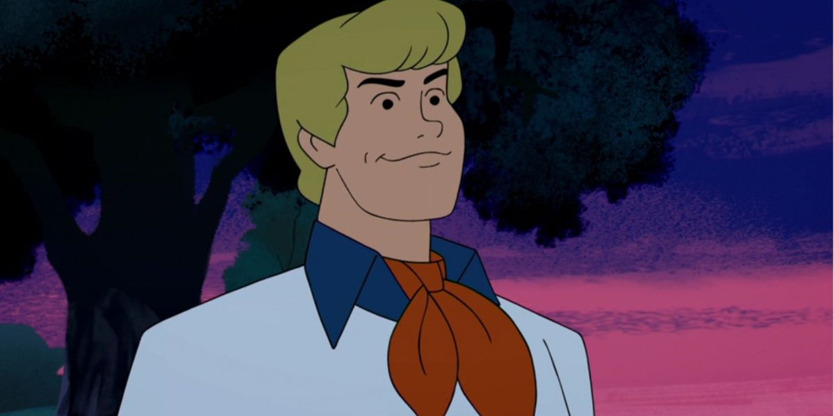 Fred jones smiles in a Scooby-Doo cartoon