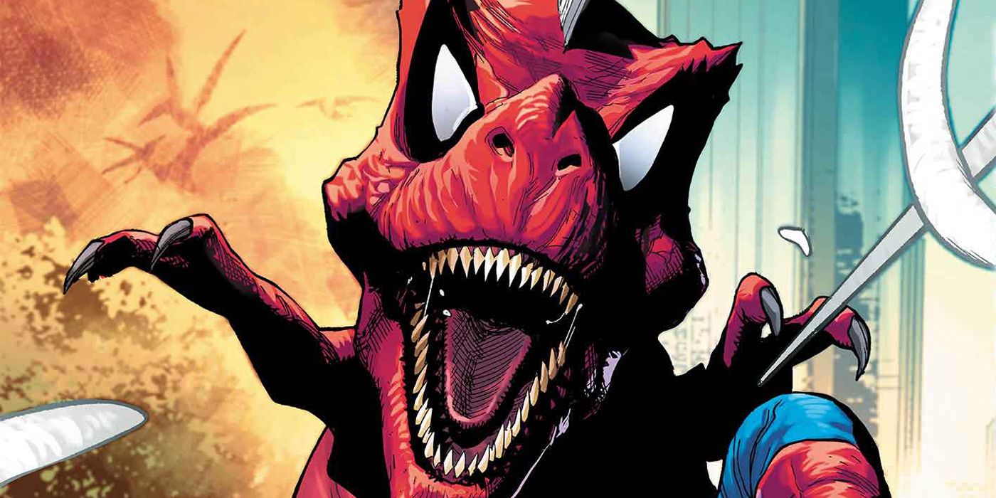 Spider-Man's Newest Spider-Verse Variant Is a Web-Slinging T-Rex