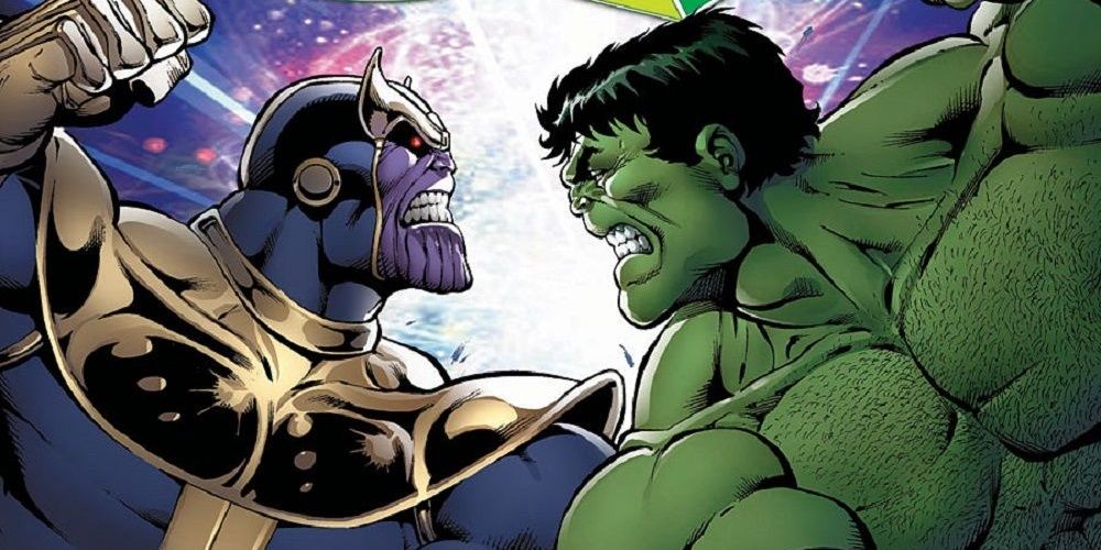 Marvel Comics Thanos vs. Hulk