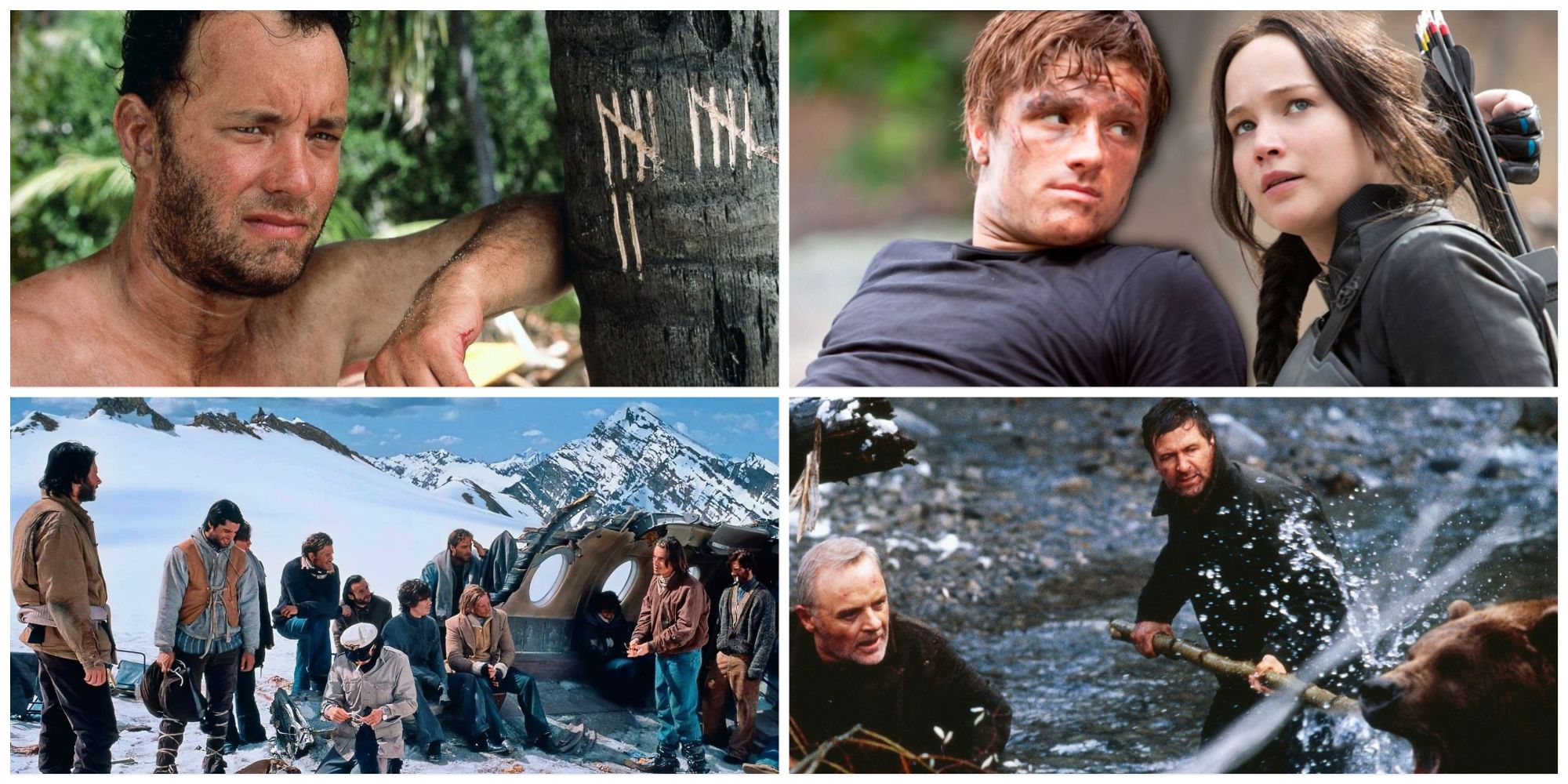 10 Best Survival Films Composite