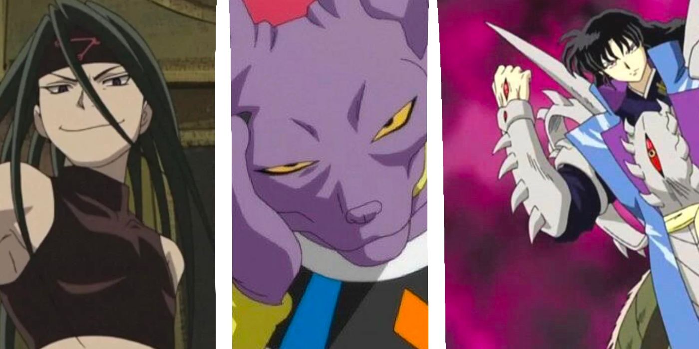 Envy, Beerus, and Naraku