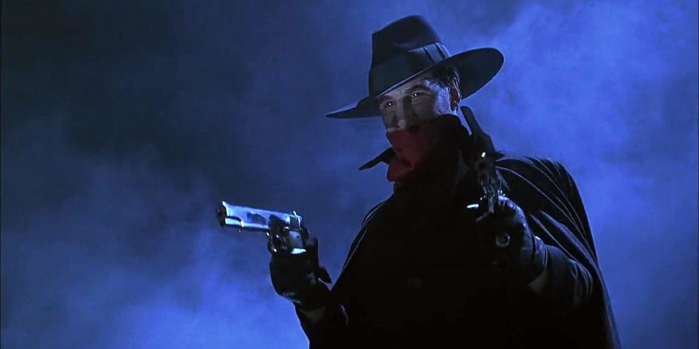 Alec Baldwin as The Shadow in the 1994 film adaptation.