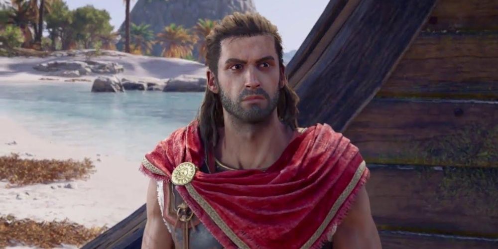 Alexios, the male protagonist of Assassin's Creed: Odyssey