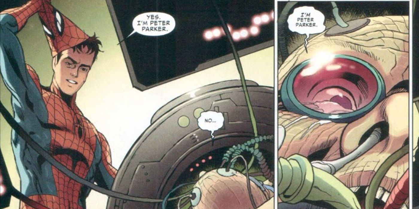 Peter Parker reveals he's trapped in Otto Octavius's body in Marvel Comics
