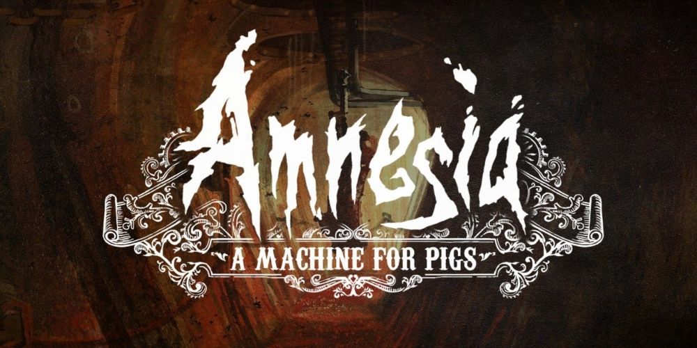 The title card for Amnesia: A Machine for Pigs video game