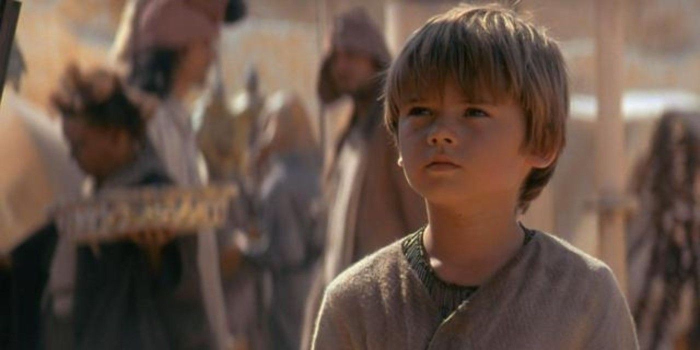 Anakin Skywalker as a child in The Phantom Menace