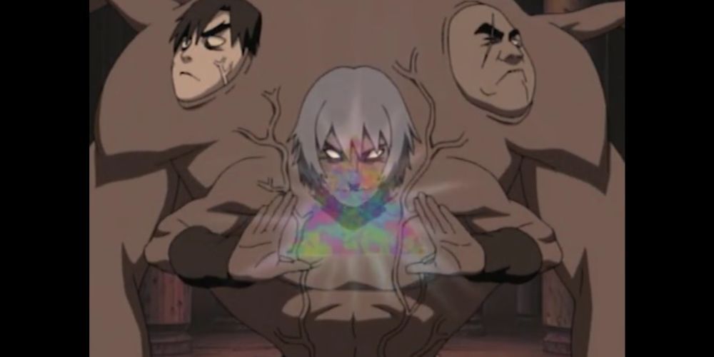 Arashi Using Fuma Clan Spell Of Amandara In Naruto