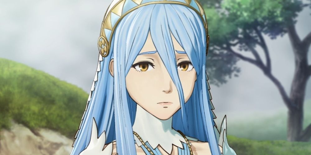 Azura talking to her siblings in Fire Emblem Fates