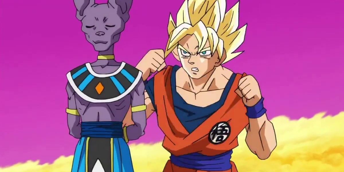 Goku vs Beerus, Dragon Ball Super recortado