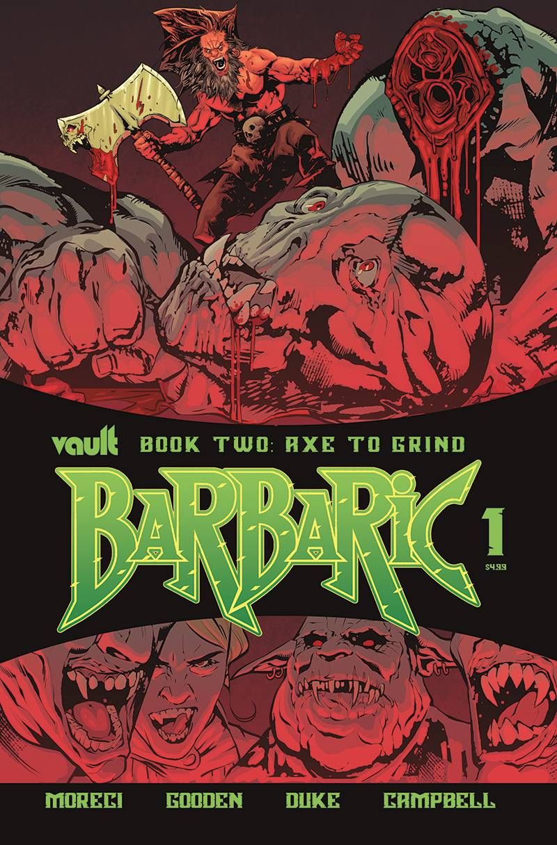 Barbaric axe to grind #1 cover