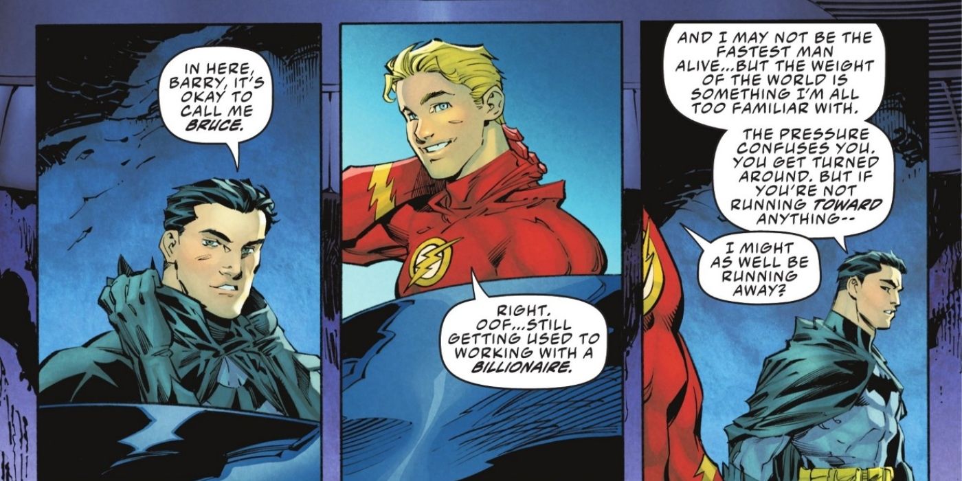 The Flash Thinks Batman's Pep Talks Are Great