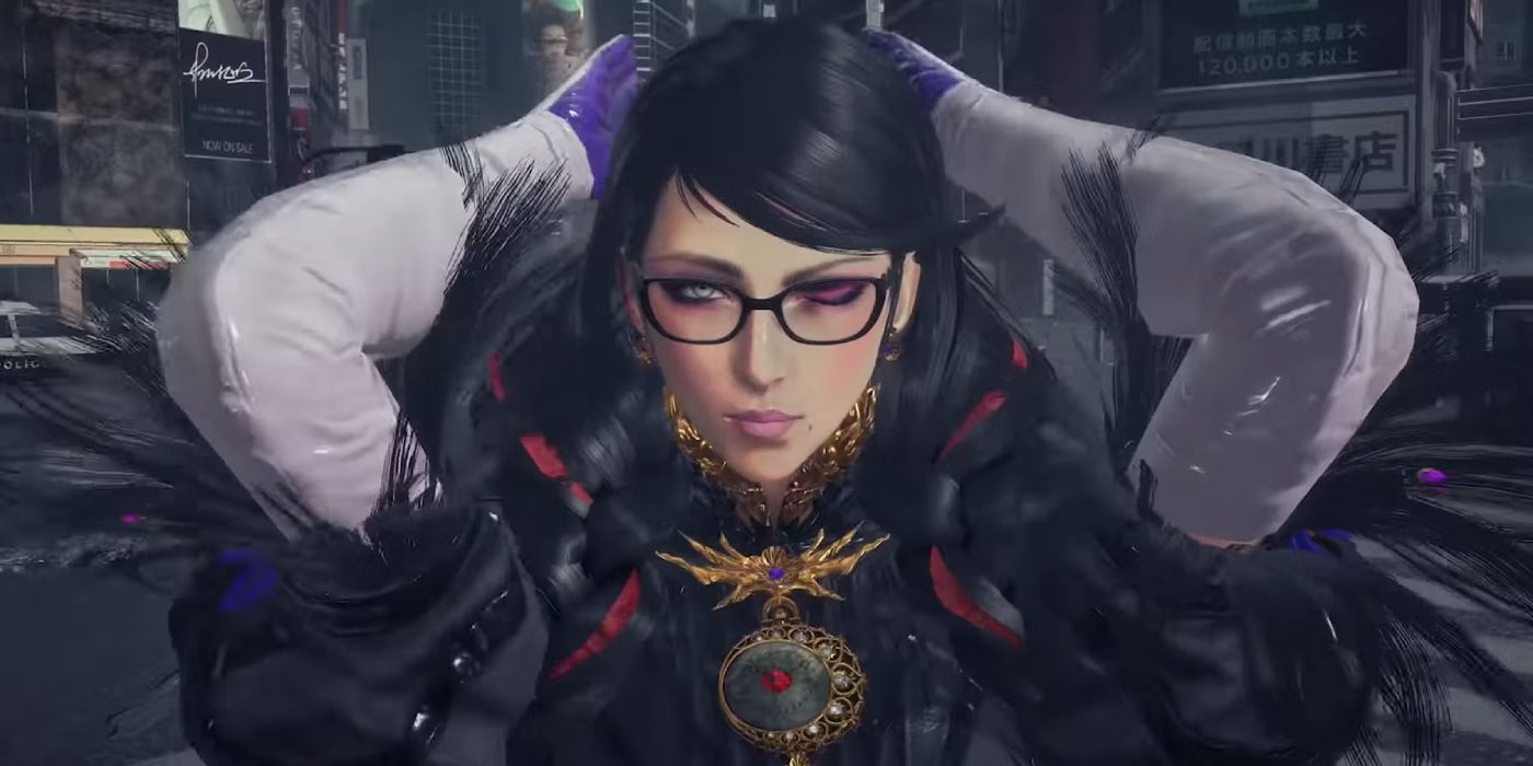 An image of promotional art for Bayonetta 3