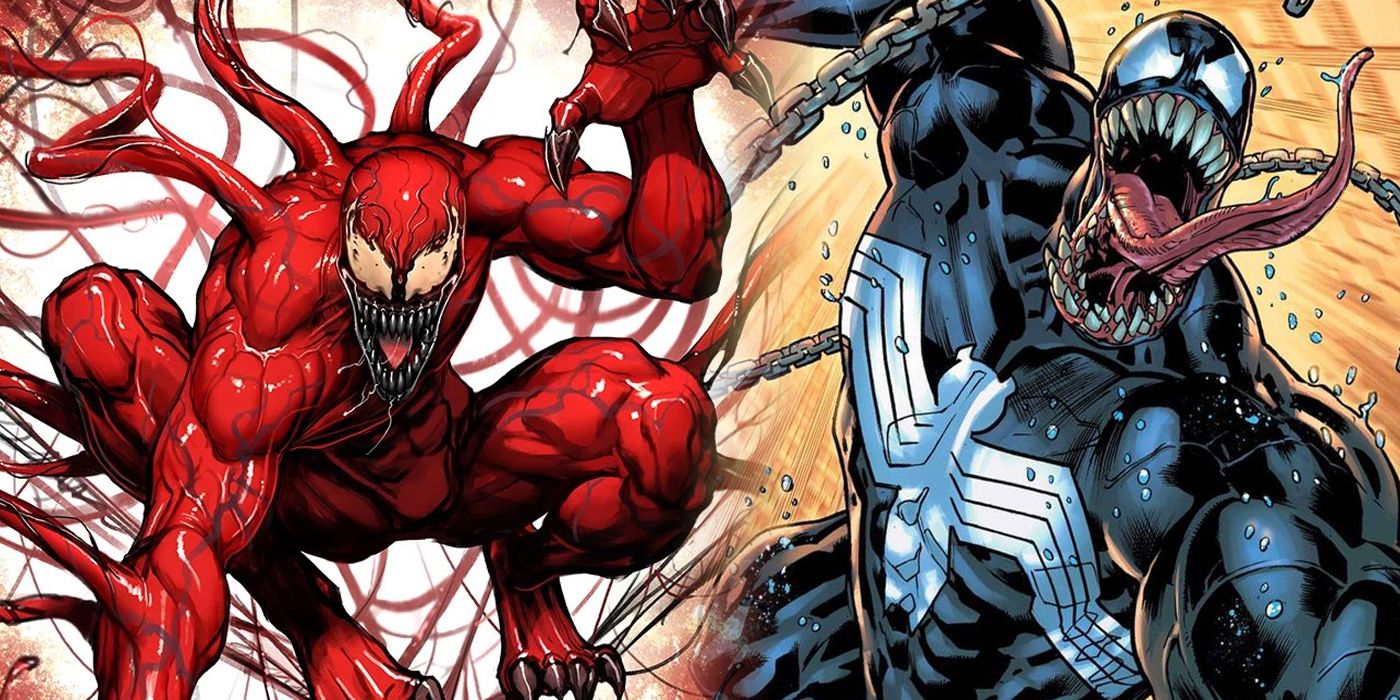 Carnage and Venom split image