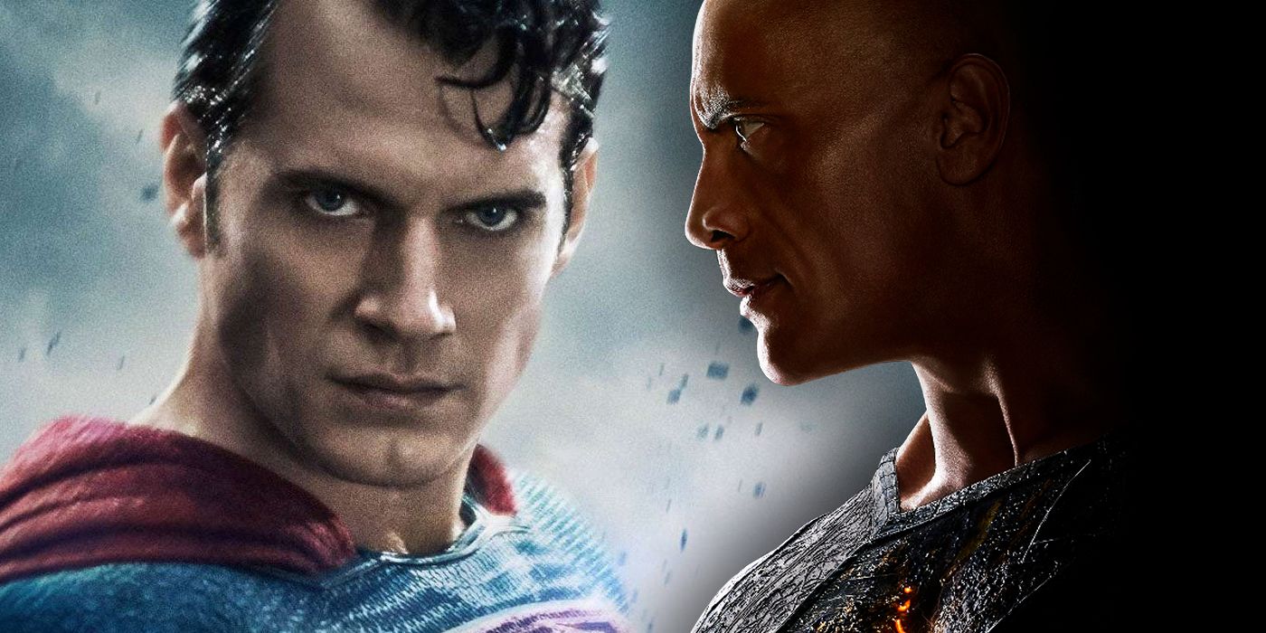 Henry Cavill and The Rock tease Superman and Black Adam together in a DC  movie