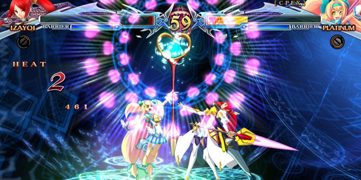 Uma imagem de BlazBlue: Chrono Phantasma Extend.