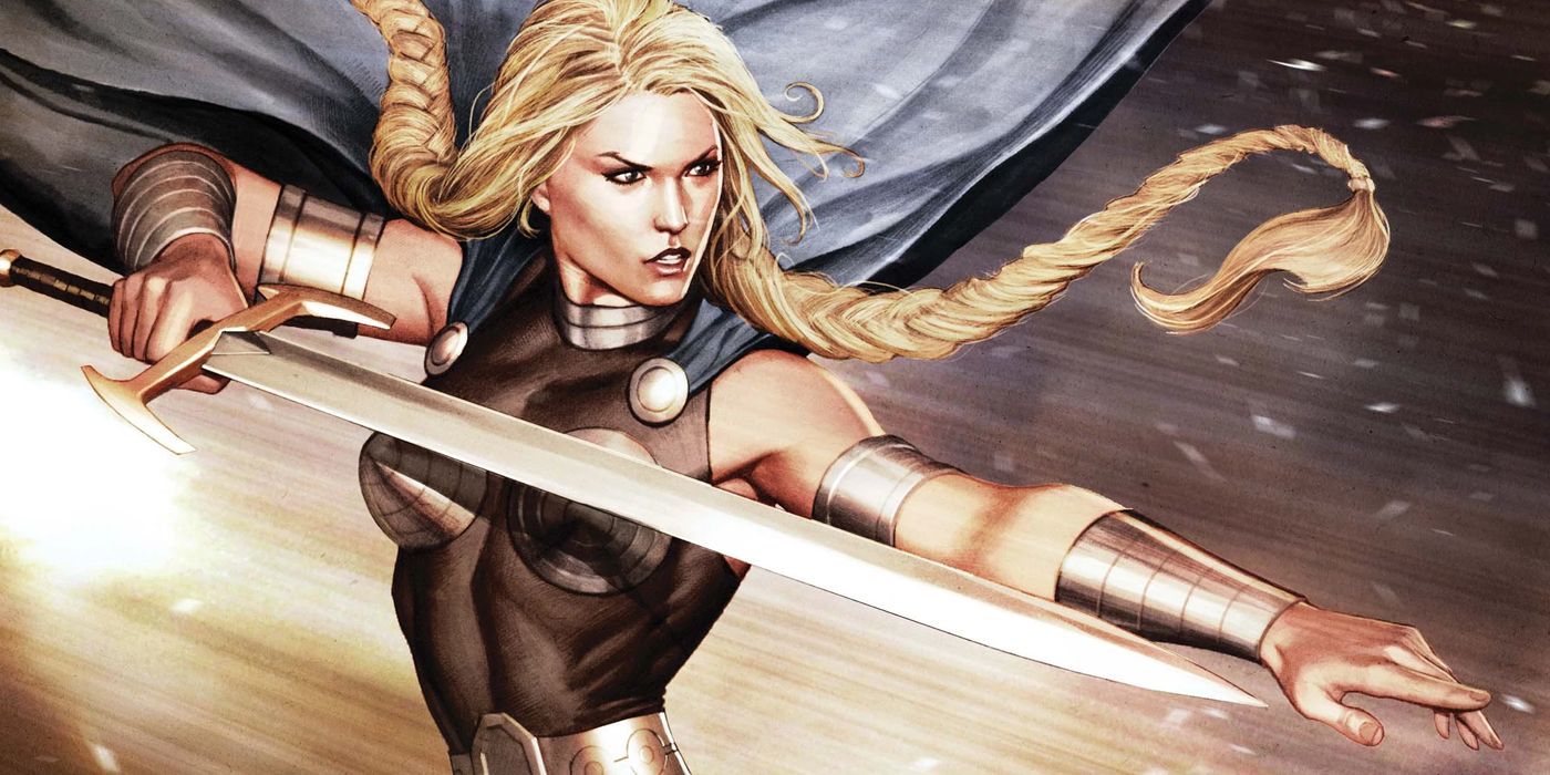 Brunnhilde as Valkyrie with Dragonfang from Marvel Comics