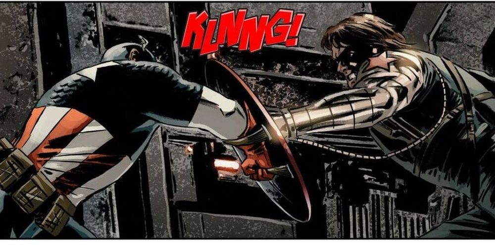 Captain America vs Winter Soldier in Marvel Comics