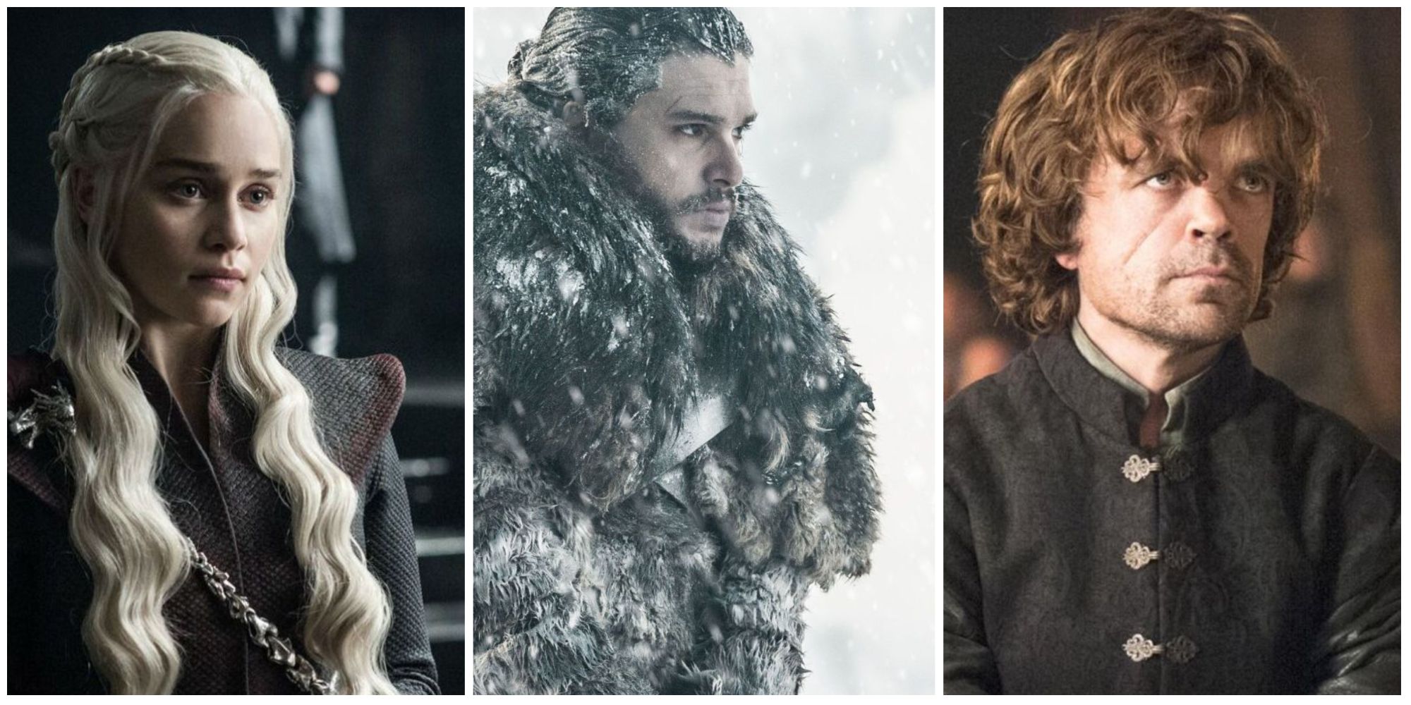 Daenerys Targaryen, Jon Snow and Tyrion Lannister Game Of Thrones