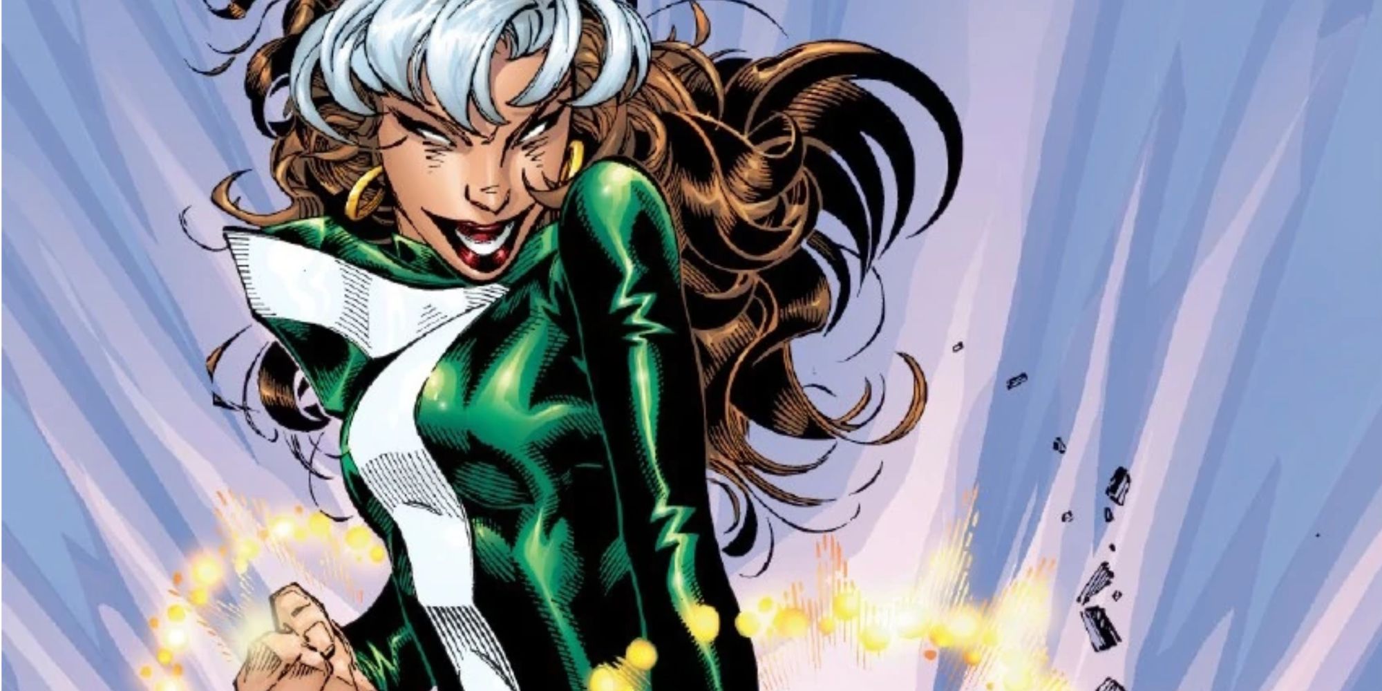 Rogue's Green and White Costume