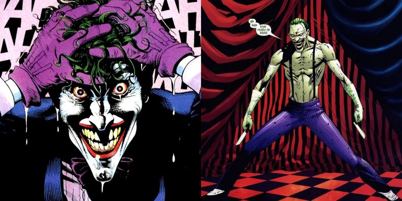 The Killling Joke Joker and Morrison Era Joker