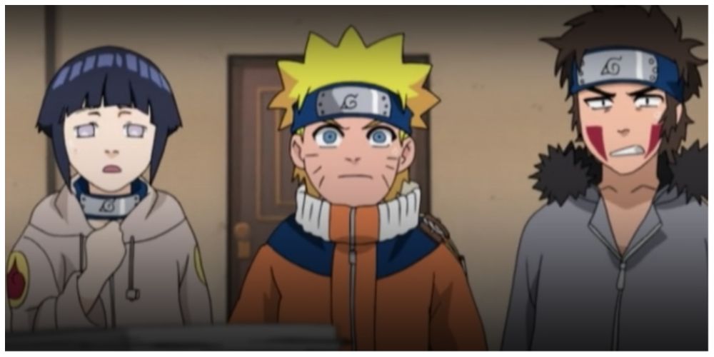 The Kedouin Clan imitating Naruto, Hinata, and Kiba in Naruto.