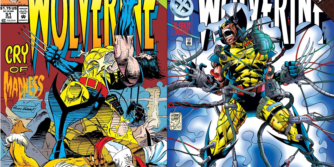 The Crunch Conundrum and Wolverine #100 Marvel Comics covers