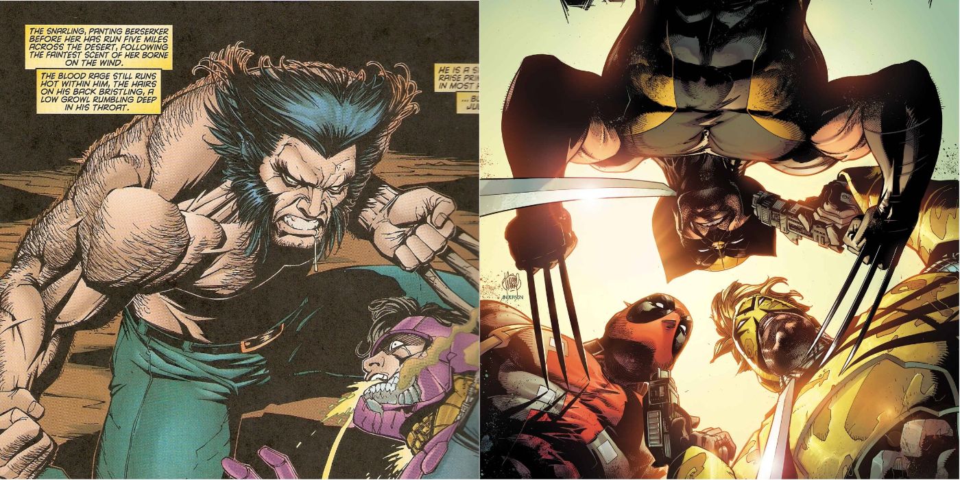 Leinil Yu Wolverine and Adam Kubert cover of Wolverine #22