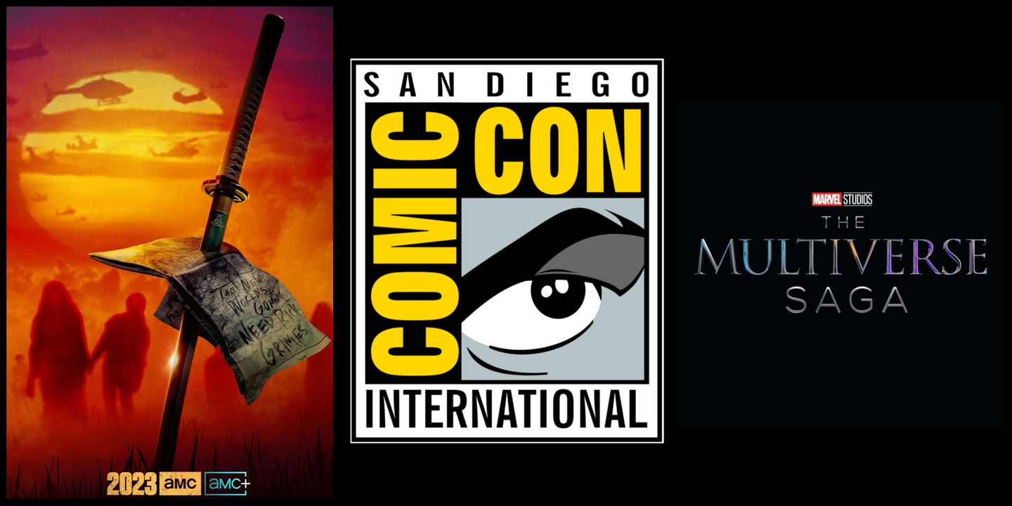 San Diego Comic Con 2022 featuring The Walking Dead and Marvel's Multiverse Saga